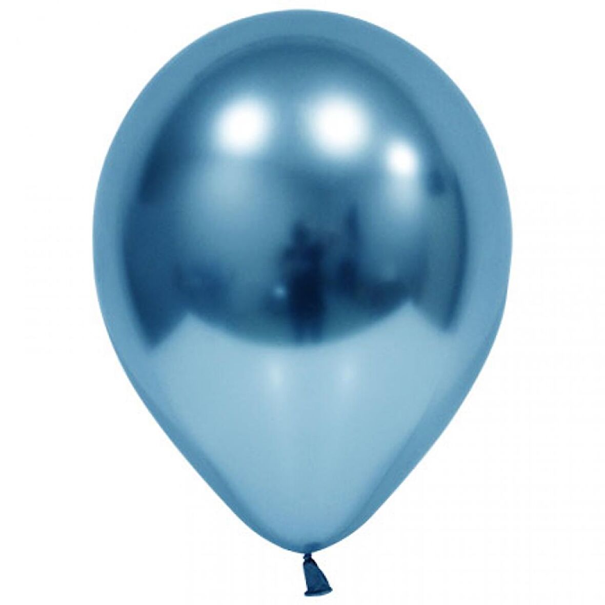 Krom Mavi Balon 10 inc