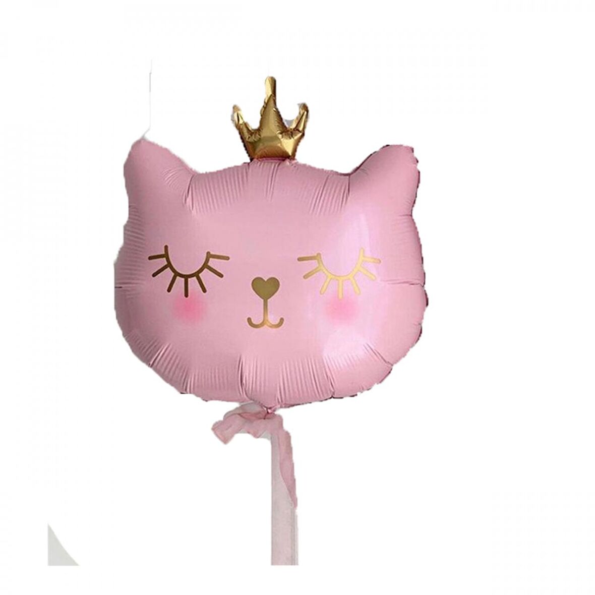 Sevimli Kedi Folyo Balon Pembe 56x49 cm