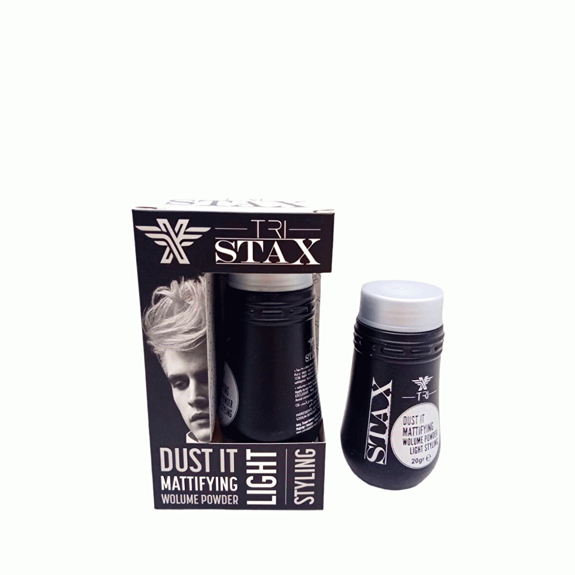 STAX WAX LIGHT PUDRA SİYAH KUTU SAÇ ŞEKİLLENDİRİCİ 20GR 