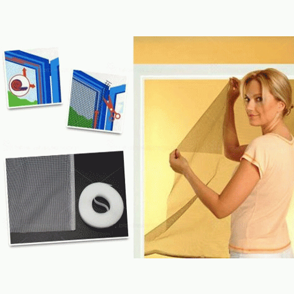 Pencere Cam Sinekliği ( 70 cm x 125 cm. ) 