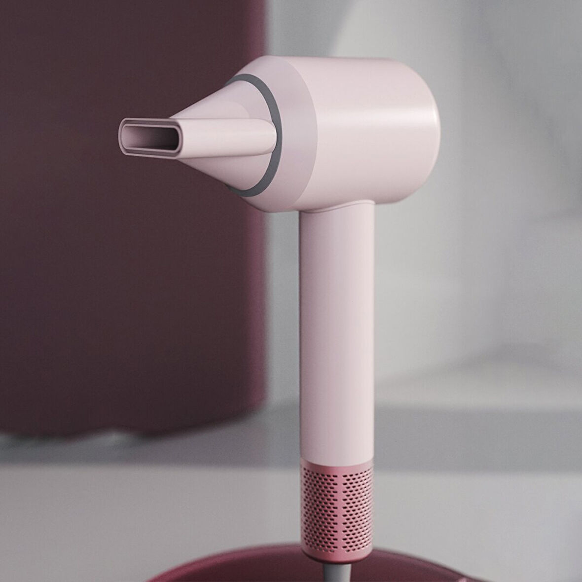 Pembe Bldc Turbo Motor Saç Kurutma Makinesi 1500w3-kdm.hız4-kdm.ısıayar=sıcak-ılık-hafif-soğuk Shd-1740 