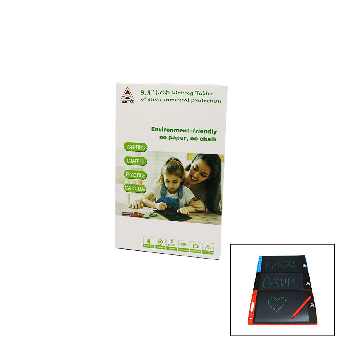 TABLET DİJİTAL - 8.5 inç  YAZI TAHTASI - ÇİZİM TABLETİ 