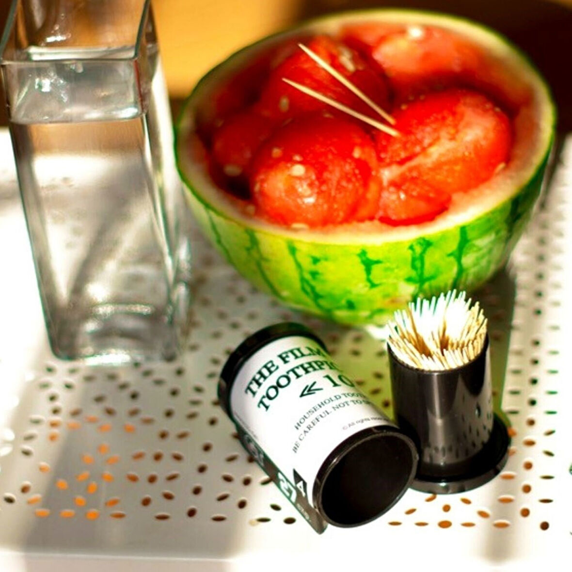 Dörtgen Fotoğraf Filmi Şeklinde Kürdanlık Kürdan Tutucu Kutu 