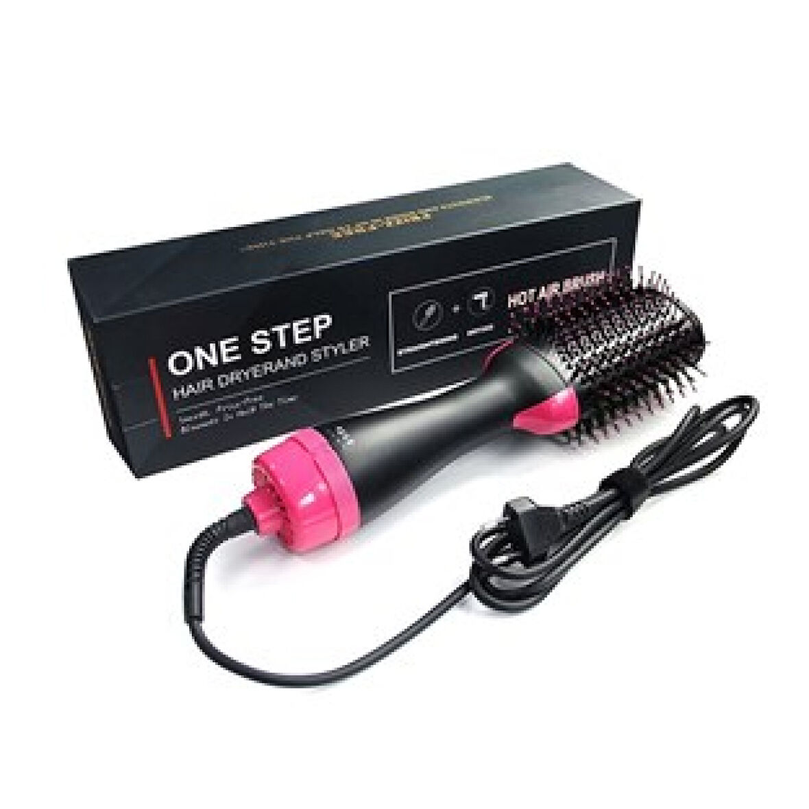 2İN1 ONE STEP KURUTMALI SAÇ DÜZLEŞTİRİCİ - ELEKTRİKLİ FÖN TARAK 1200W 