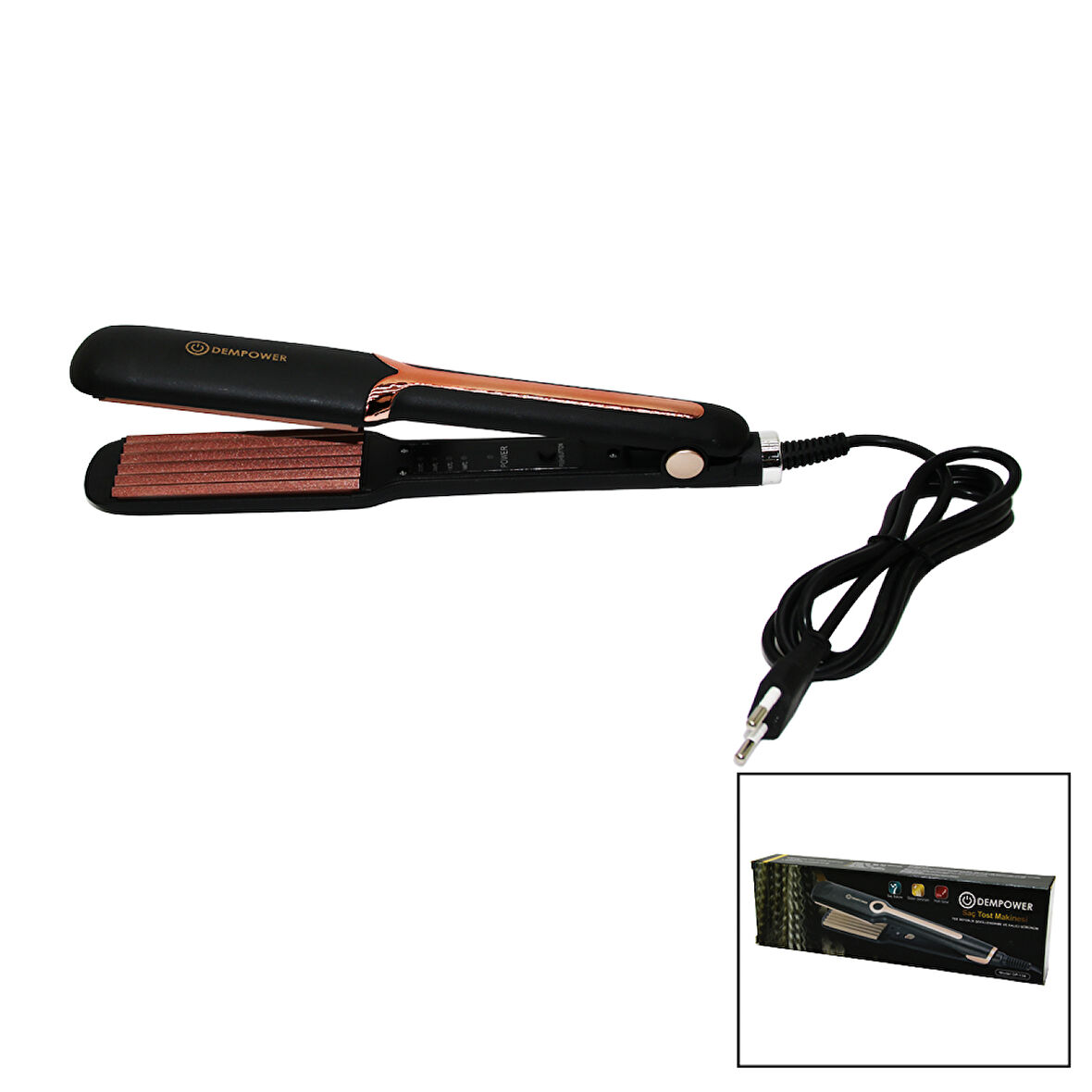 Saç Tost Makinesi - Seramik Saç Şekillendirici 65w 