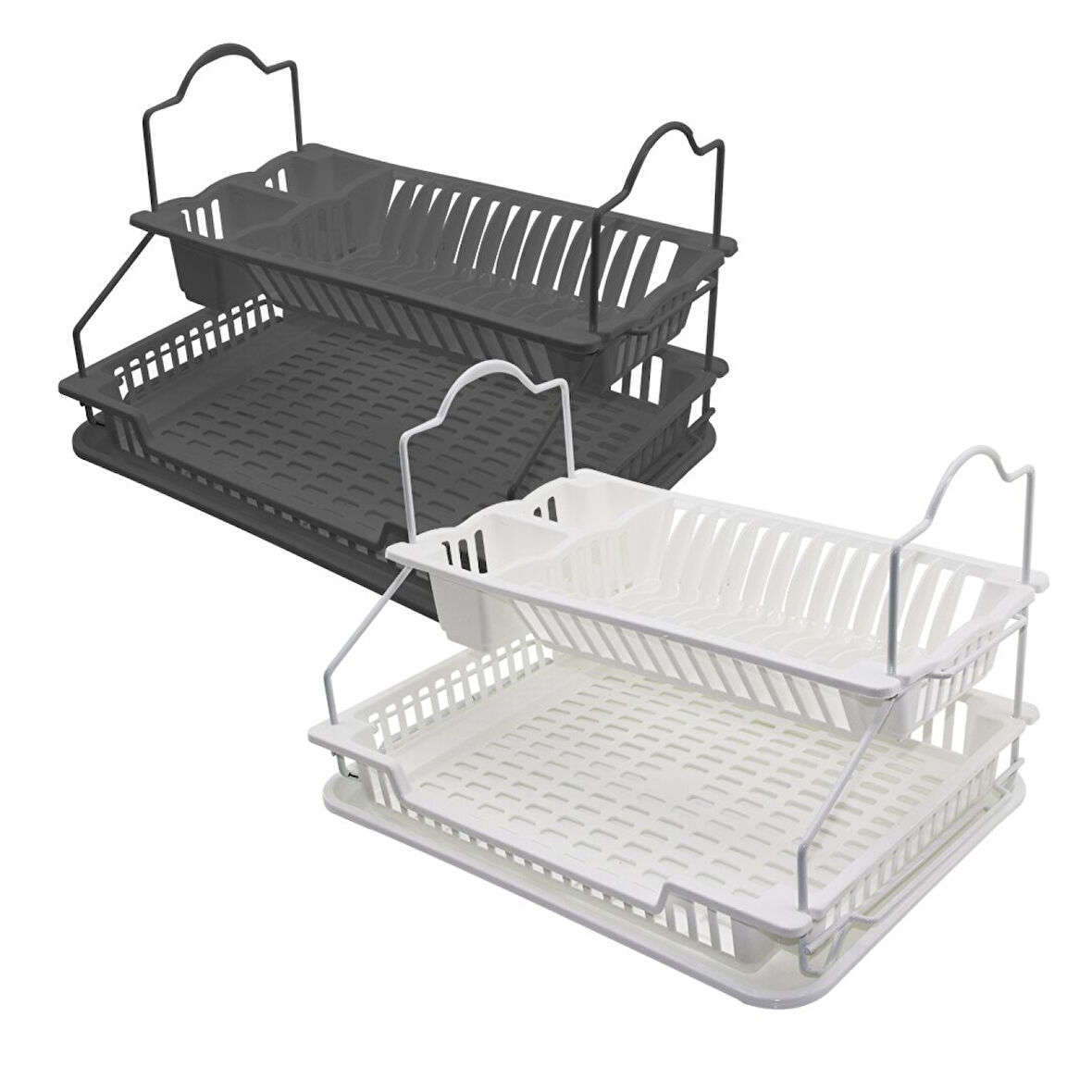 Plastik Tabaklık 2 Katlı 