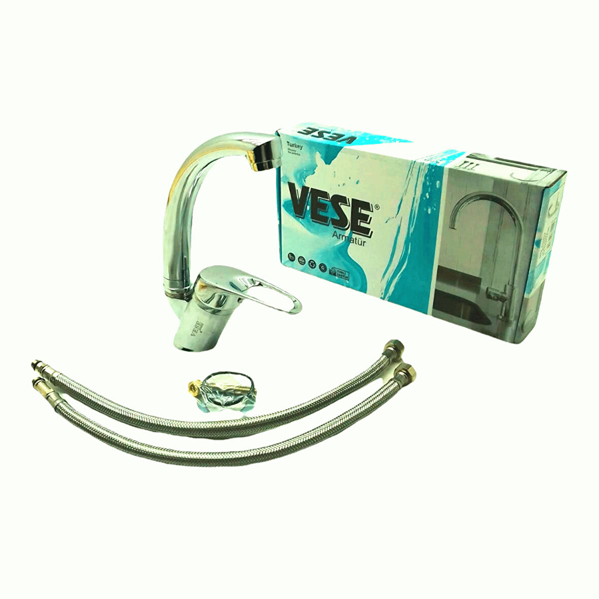 Lavabo Aç Kapa Mix Kısa Kuğu Batarya 