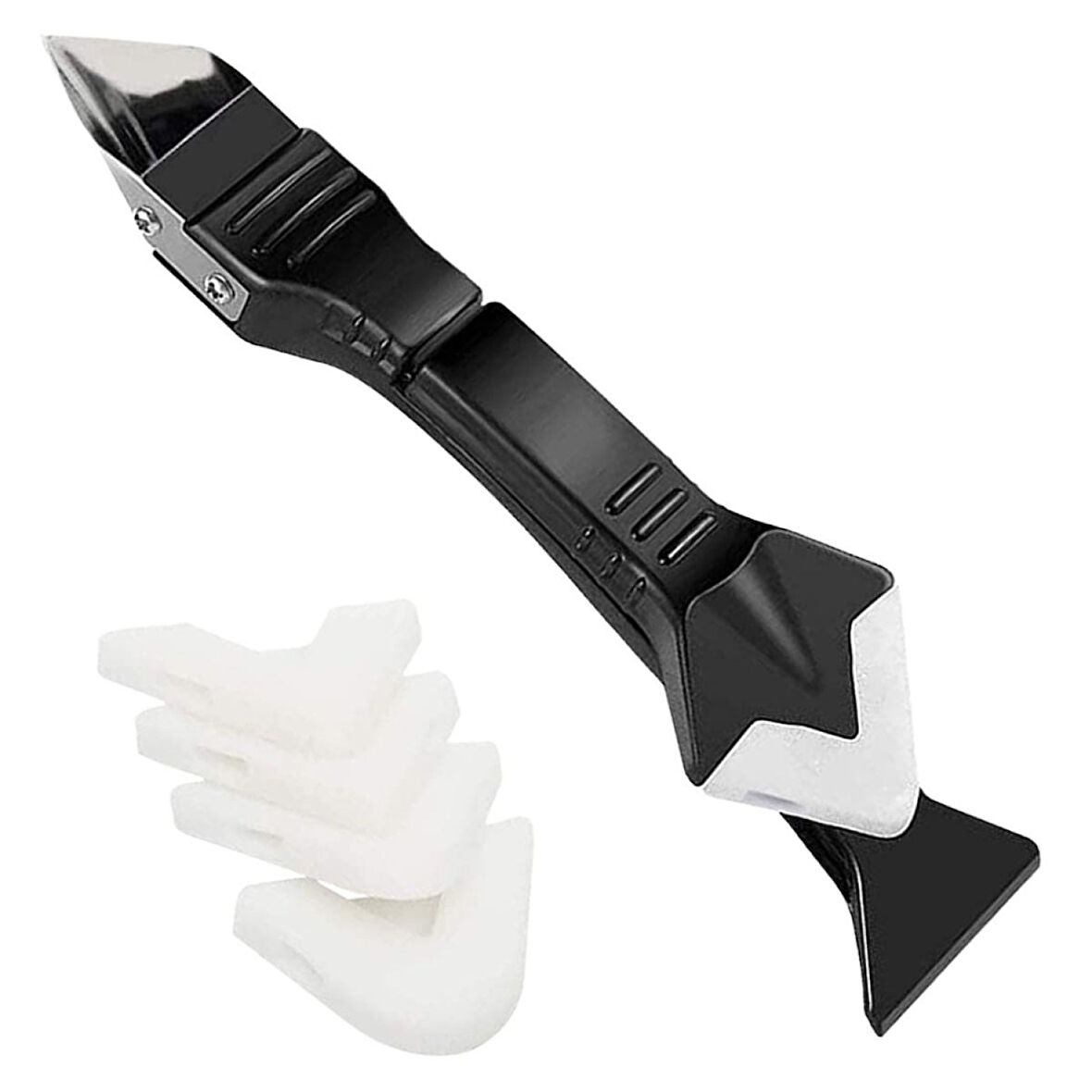 3 ü 1 Arada Fayans Derz Silikon Kazıyıcı Sıyırıcı Ve Uygulayıcı Aparat 