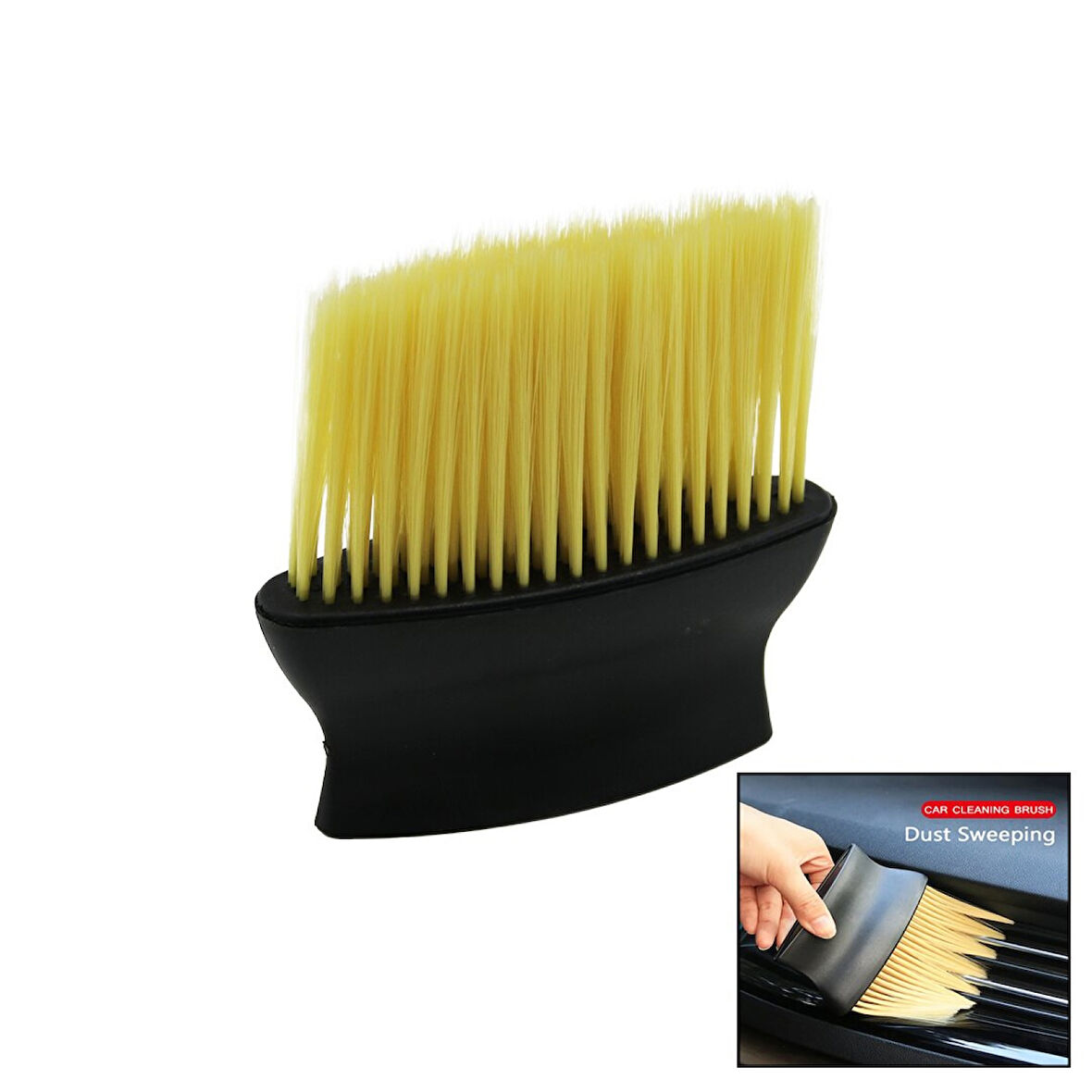 OTO ARAÇ TORPİDO - ÇOK AMAÇLI EL TİPİ TEMİZLİK FIRÇASI 