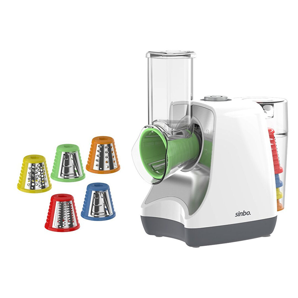 5in1 Otomatik Meyve Ve Sebze Doğrayıcı Makine Kalın İnce = Rende - Dilimleme - Öğütücü 150w Shb-7505 