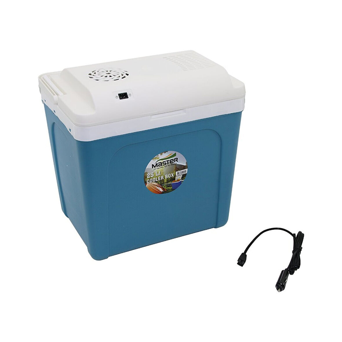 25lt Oto - Araç Buzluk Mevcut Isıyı Korur Oto Çakmaklık Fişli = Dc 12v 48w Taşıma Kulplu  Mtr-2550 