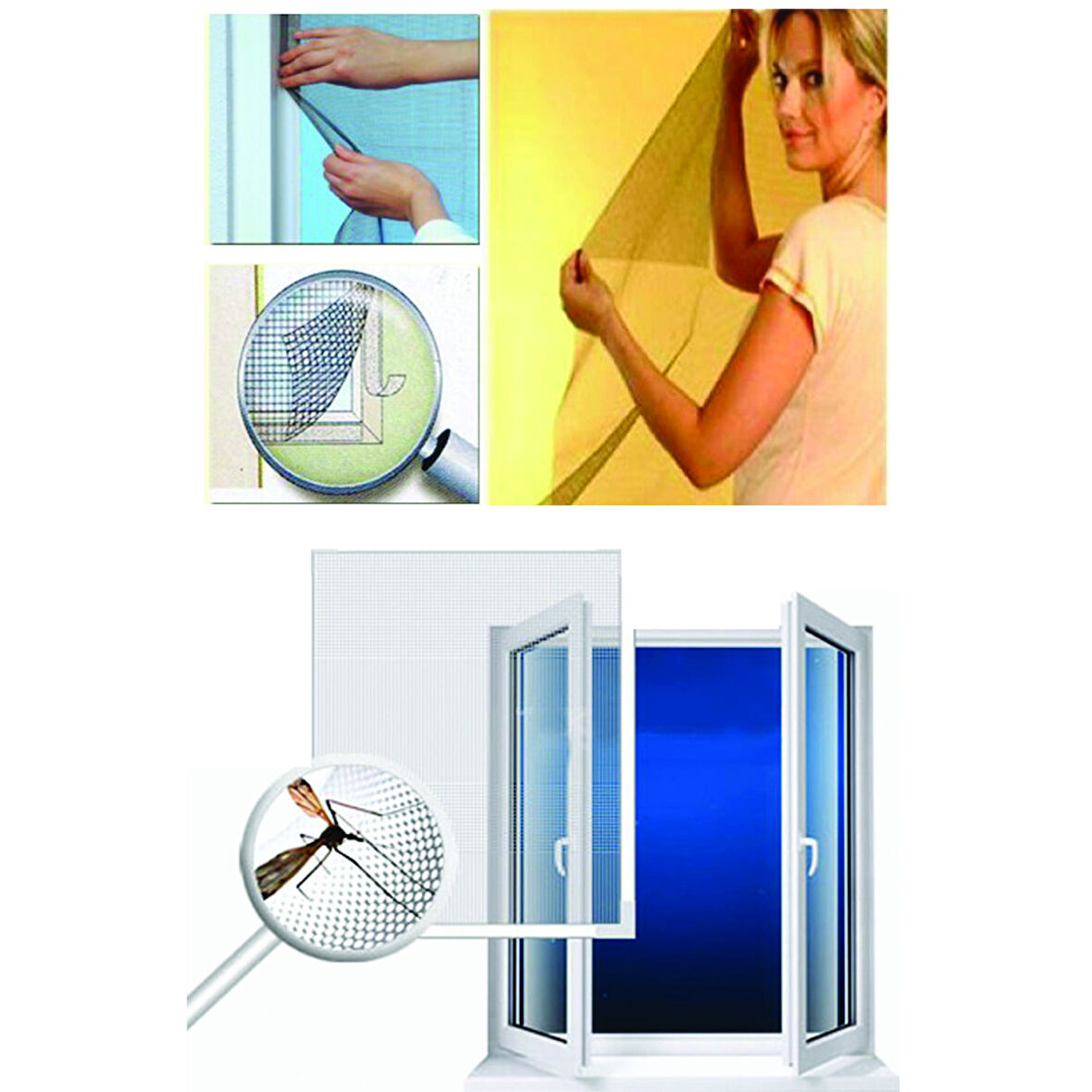 Pencere Cam Sinekliği ( 150 cm x 100 cm. ) 