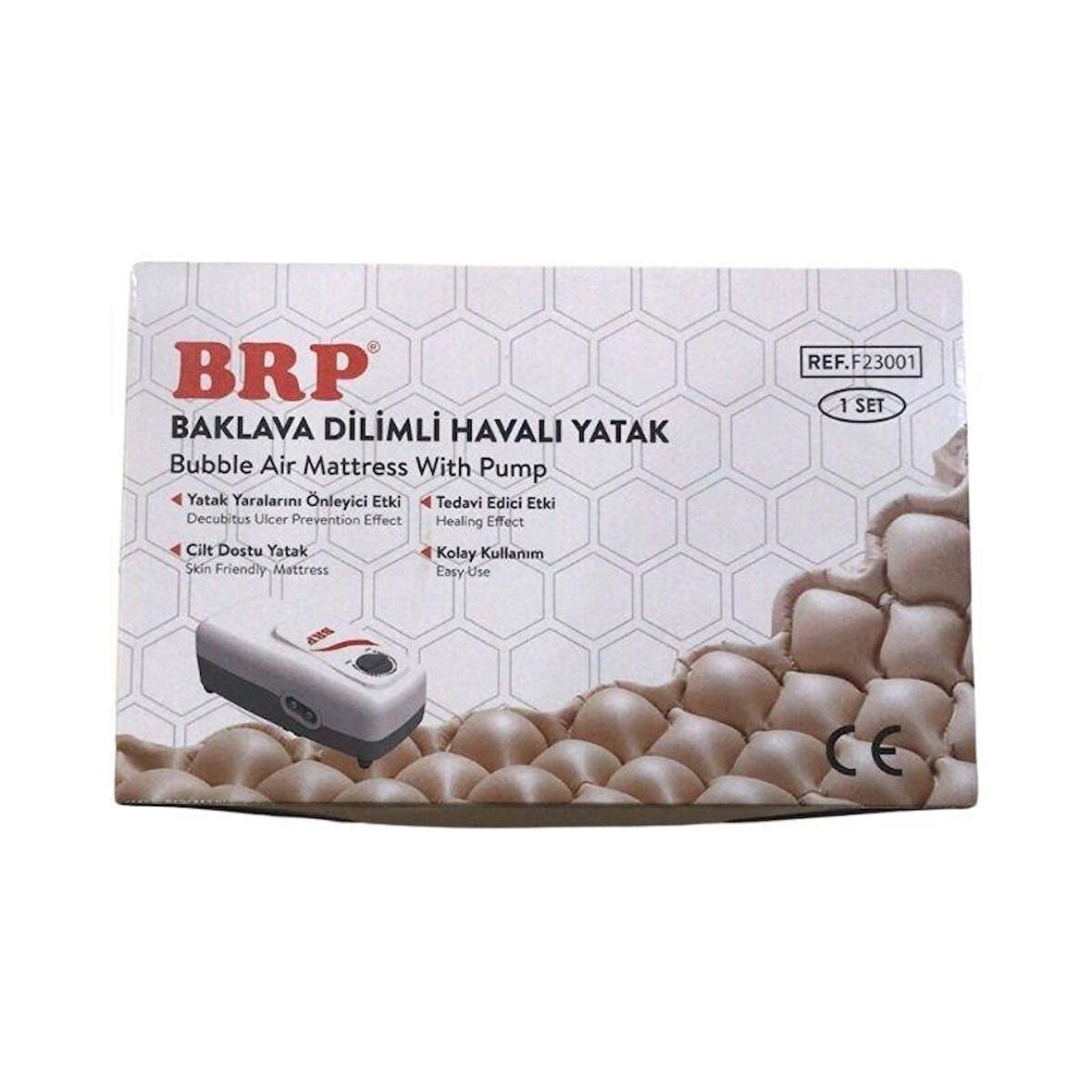 BRP - BAKLAVA DİLİMLİ HAVALI YATAK REF:F23001