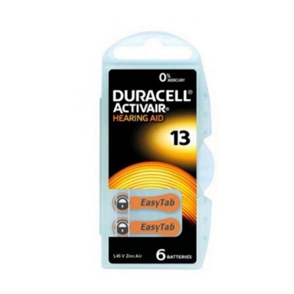 DURACELL - İŞİTME CİHAZI PİLİ 6 ADET REF:13