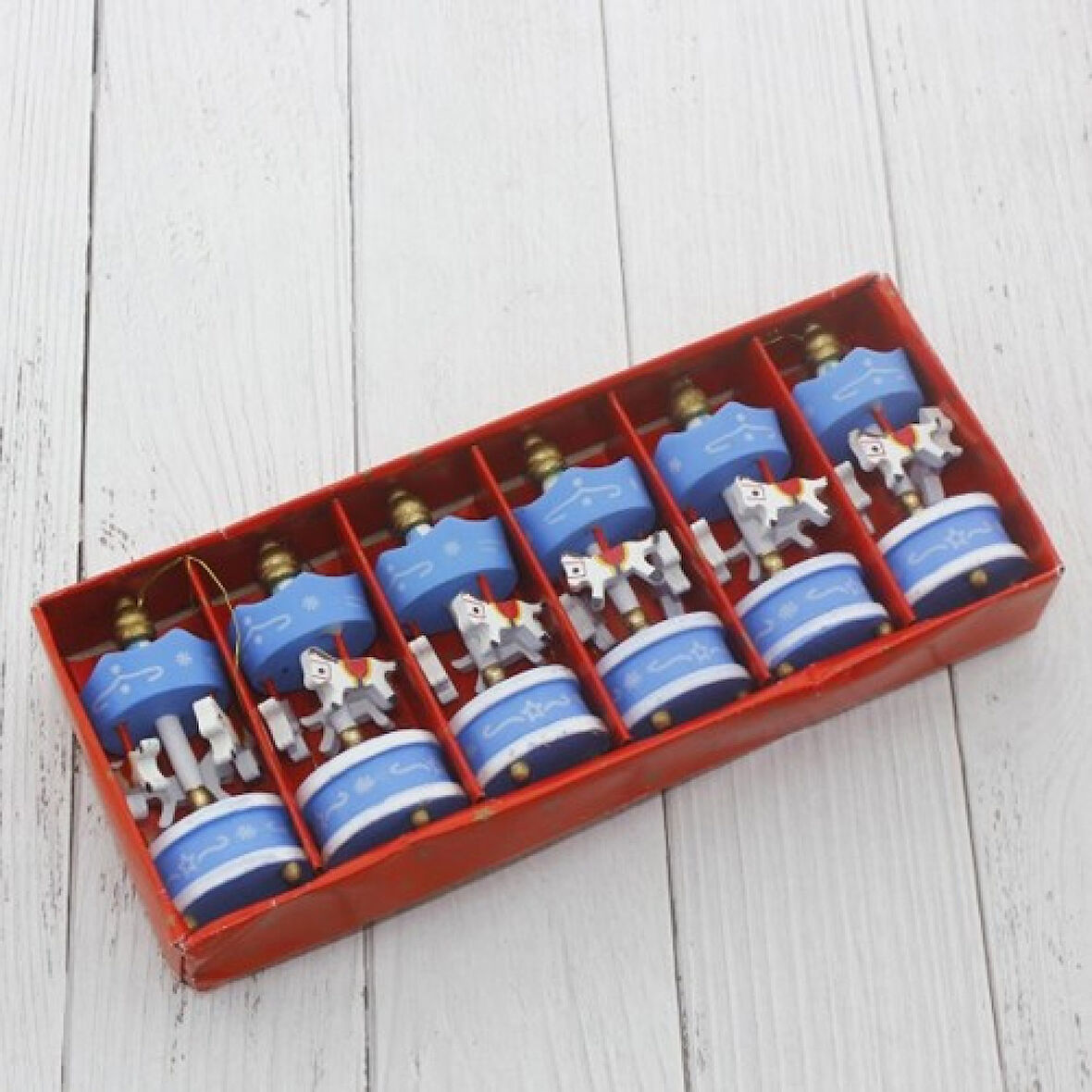 6'lı Mavi Mini Atlı Karınca