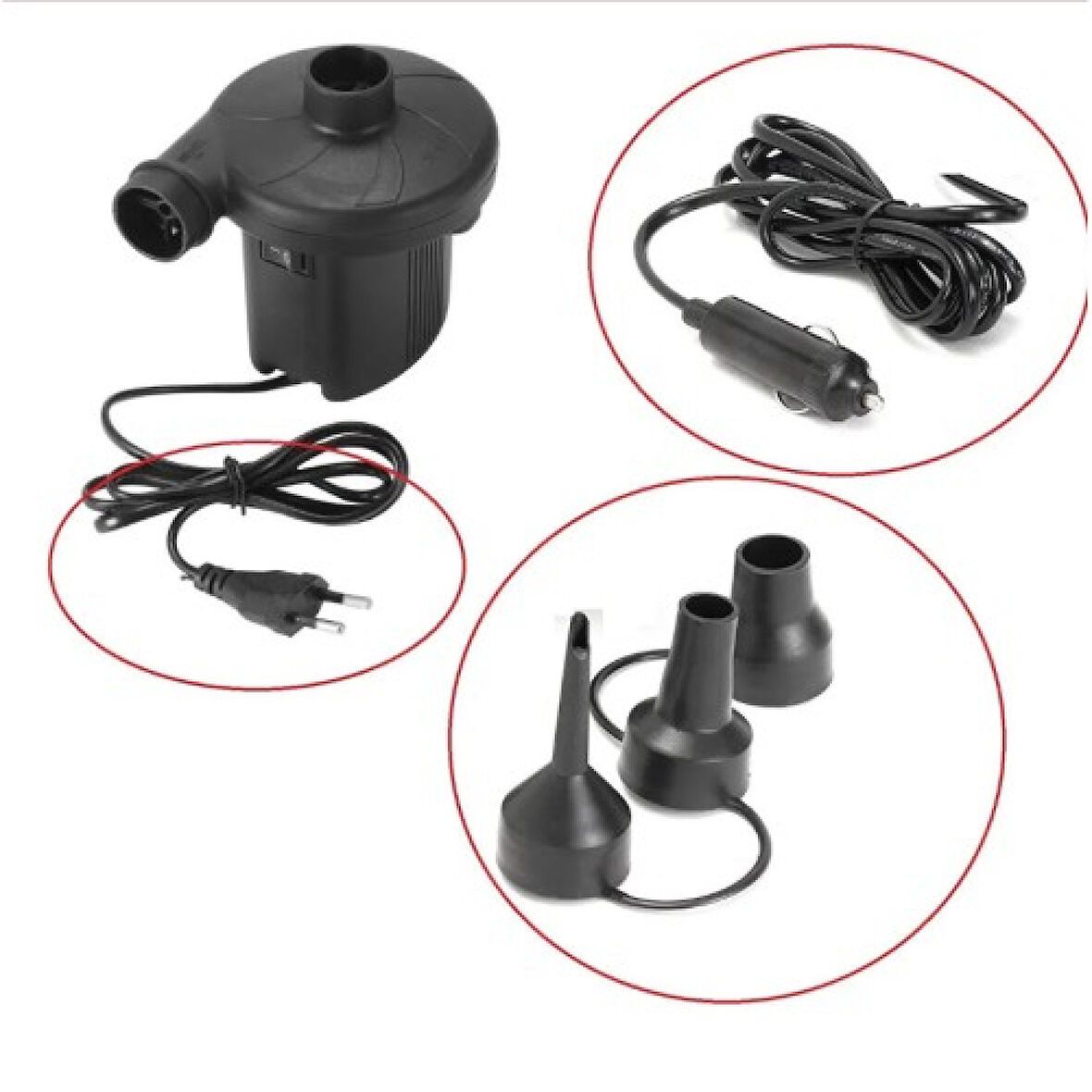 Yatak Şişirme Havuz Şişirme Boşaltma Hava Pompası