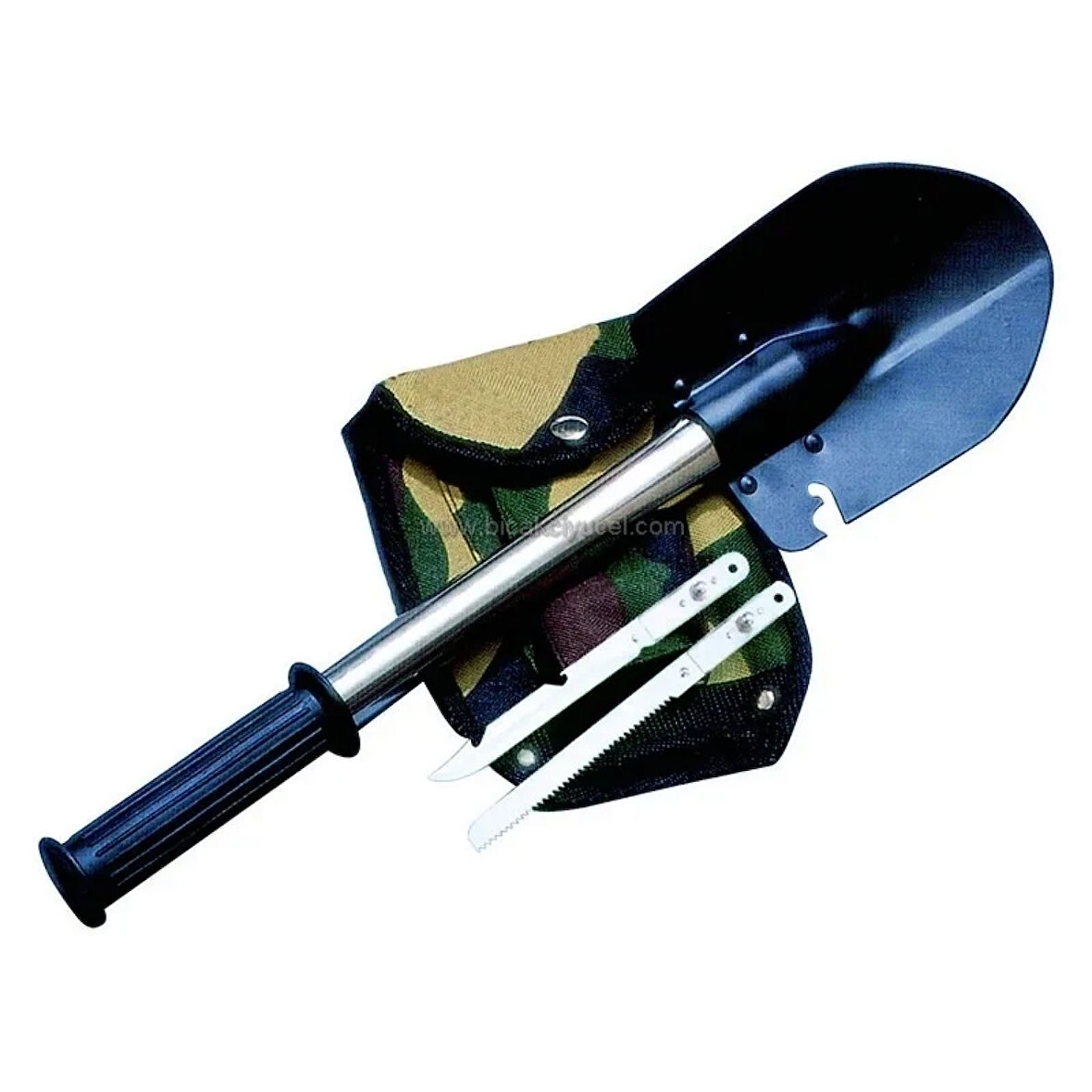 Kpx14 4 Lü Kamp Seti - Bıçak, Testere, Kürek, Balta - Kılıflı ( Lisinya )