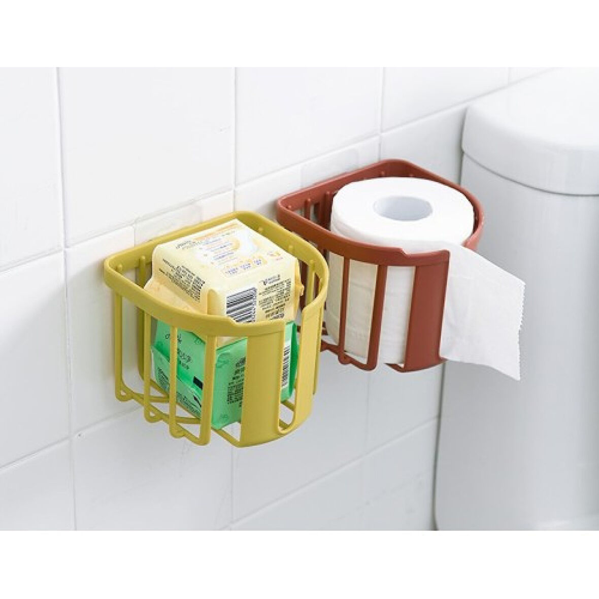 Yapışkanlı Çok Fonksiyonlu Banyo Organizeri