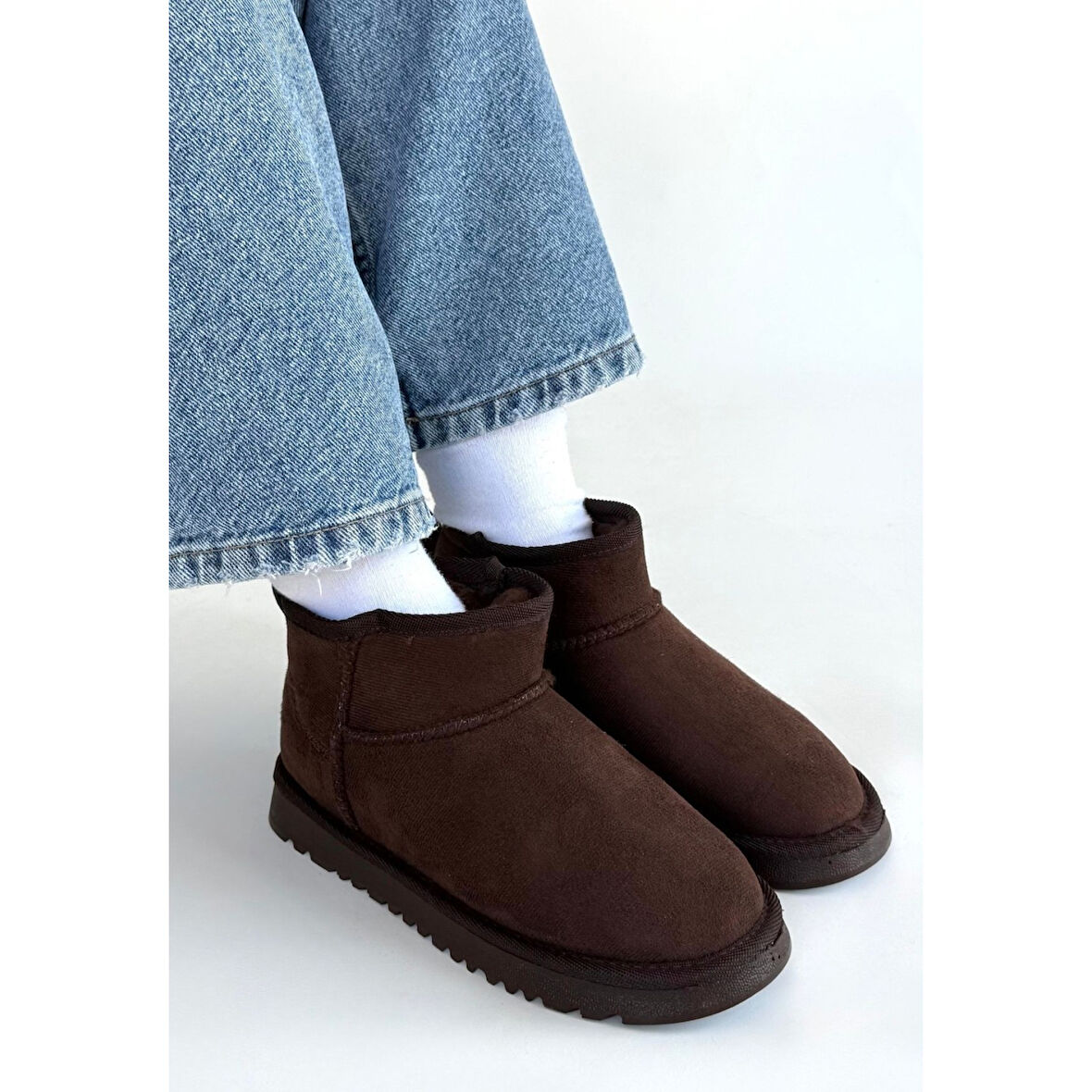 Elsa Kahverengi Süet Bot - Lisinya