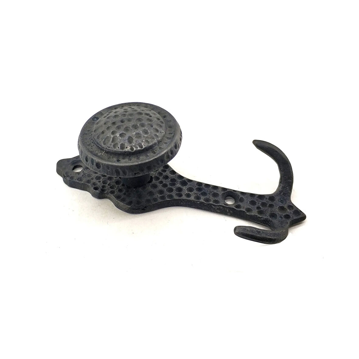 Antika Tarz Dekoratif Pirinç Portmanto Askı - 115x51 Mm, Oksit ( Lisinya )