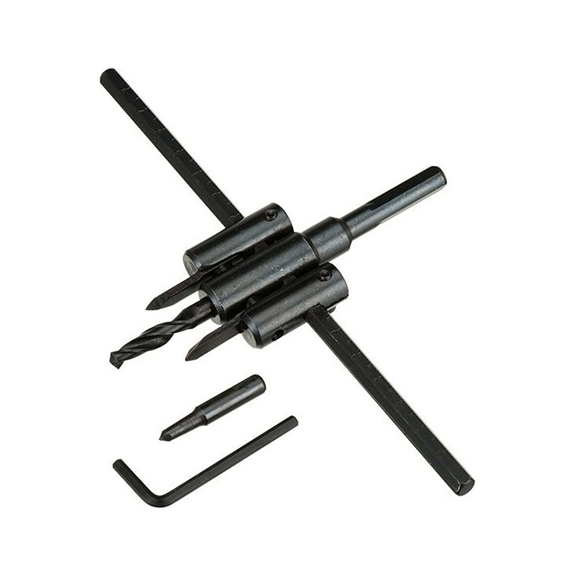 Matkap Ayarlı Panç Delme Seti 300 Mm ( Lisinya )