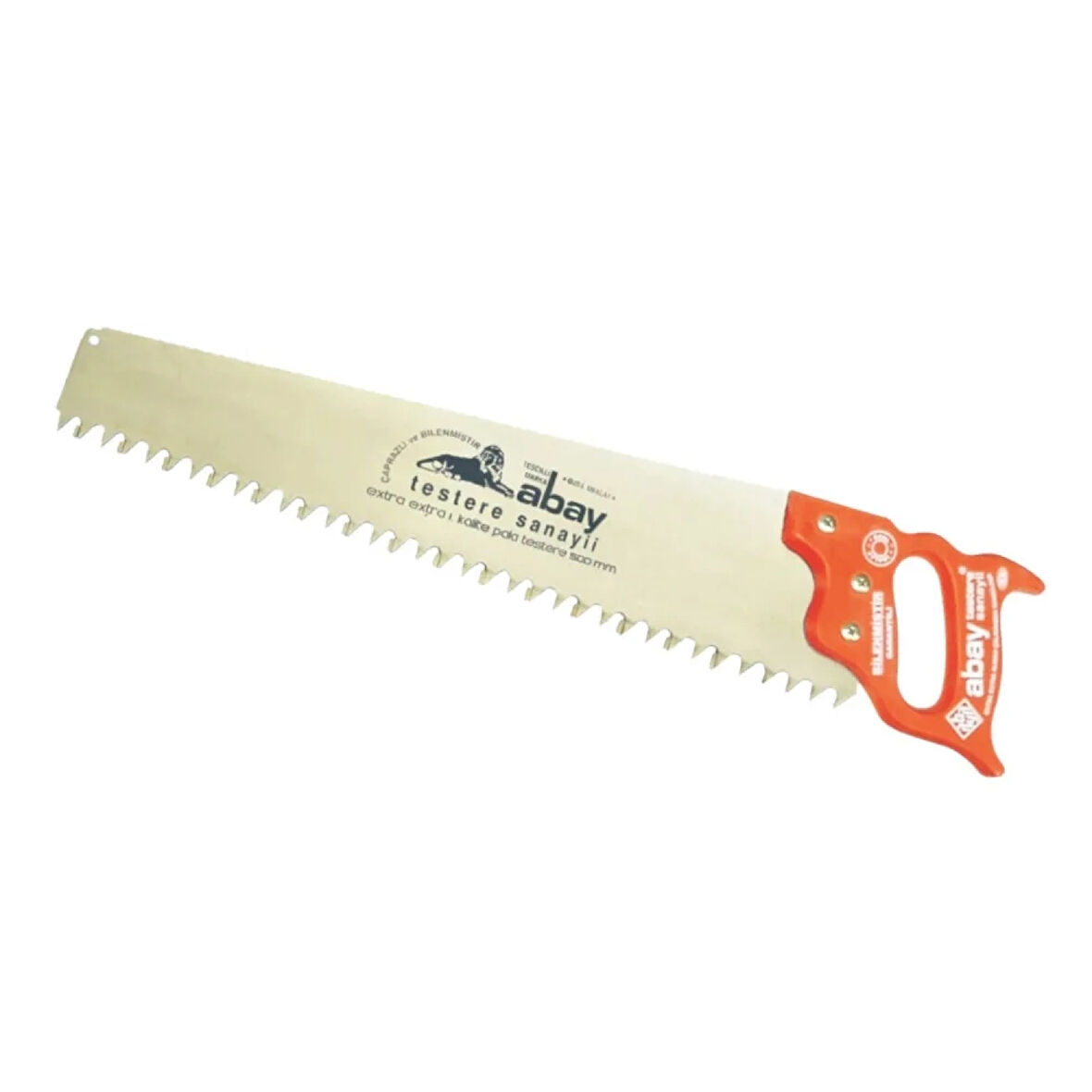 Elmas Uçlu Çelik Gaz Beton Testere 50 Cm - Ahşap Sap ( Lisinya )