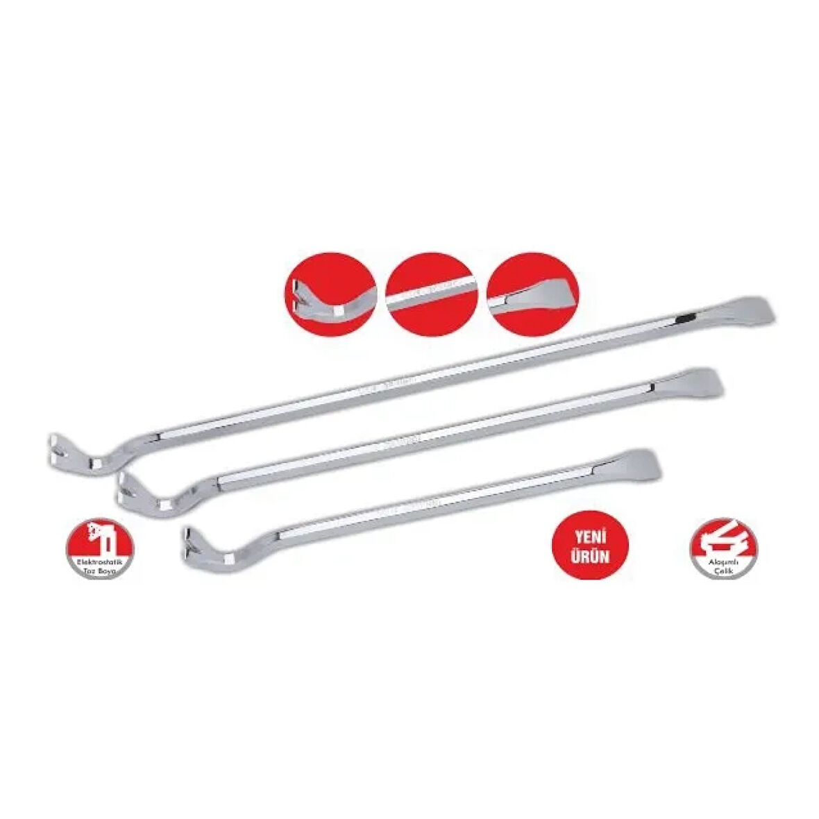 Sk045 Polisajlı Sökü Demiri 75cm, 1500 Gr ( Lisinya )