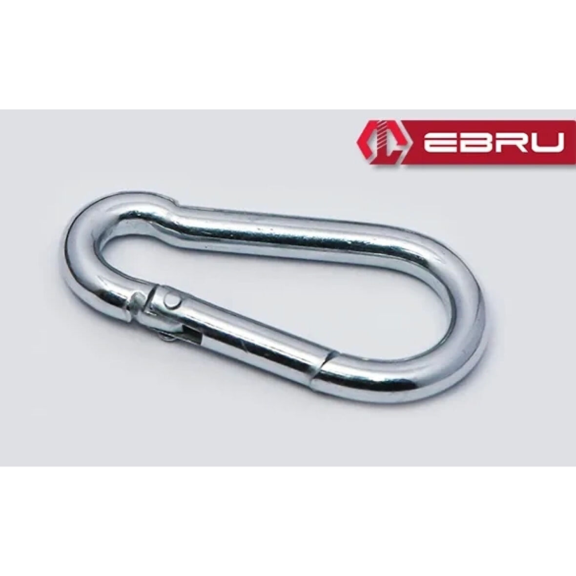 Yaylı Karabina, Çengel, Kanca 12mm - 10 Adet ( Lisinya )