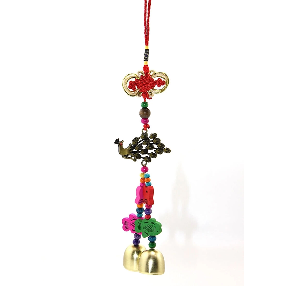 Tavuskuşu Renkli Rüzgar Çanı Alk2845 ( Lisinya )