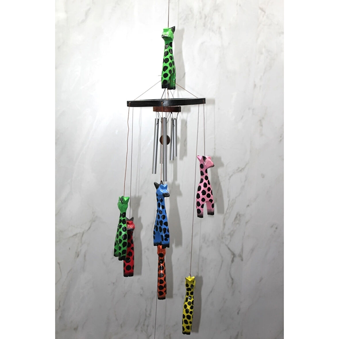 Ahşap Zürafali Rüzgar Çani Sayang:3 ( Lisinya )