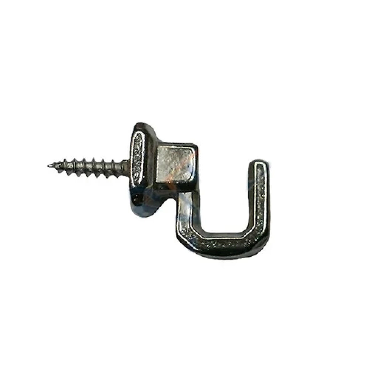 Vidalı Kanca, Askı Küçük - 15x18mm, Nikel - 1 Adet ( Lisinya )