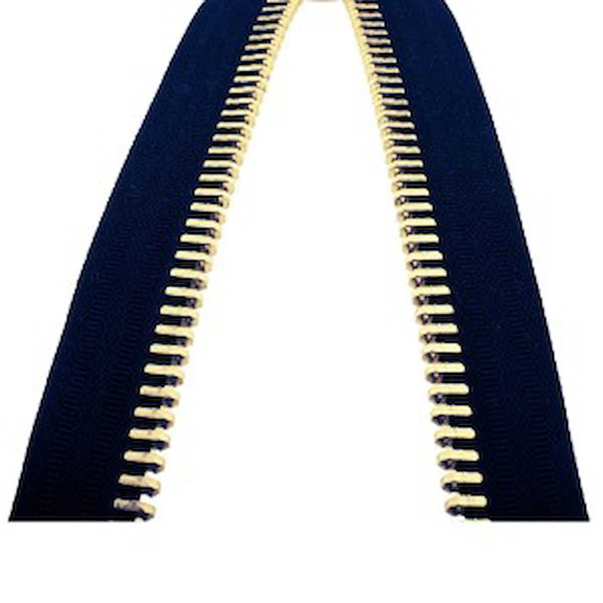 Demir Dişli Çanta Fermuarı En 3 Cm Petrol Mavisi