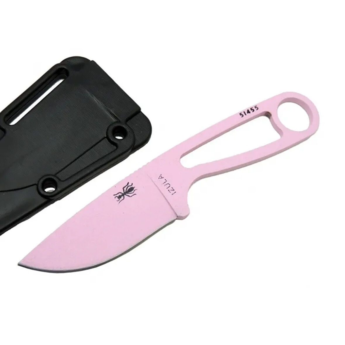 İzula Esee 51455pnk Pembe Kamp Bıçağı 16 Cm - Komple Metal, Plastik Kılıflı ( Lisinya )