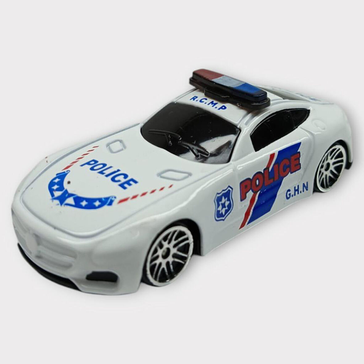 Metal Mini Polis Arabası  8 cm - Polis - 8 (Lisinya)