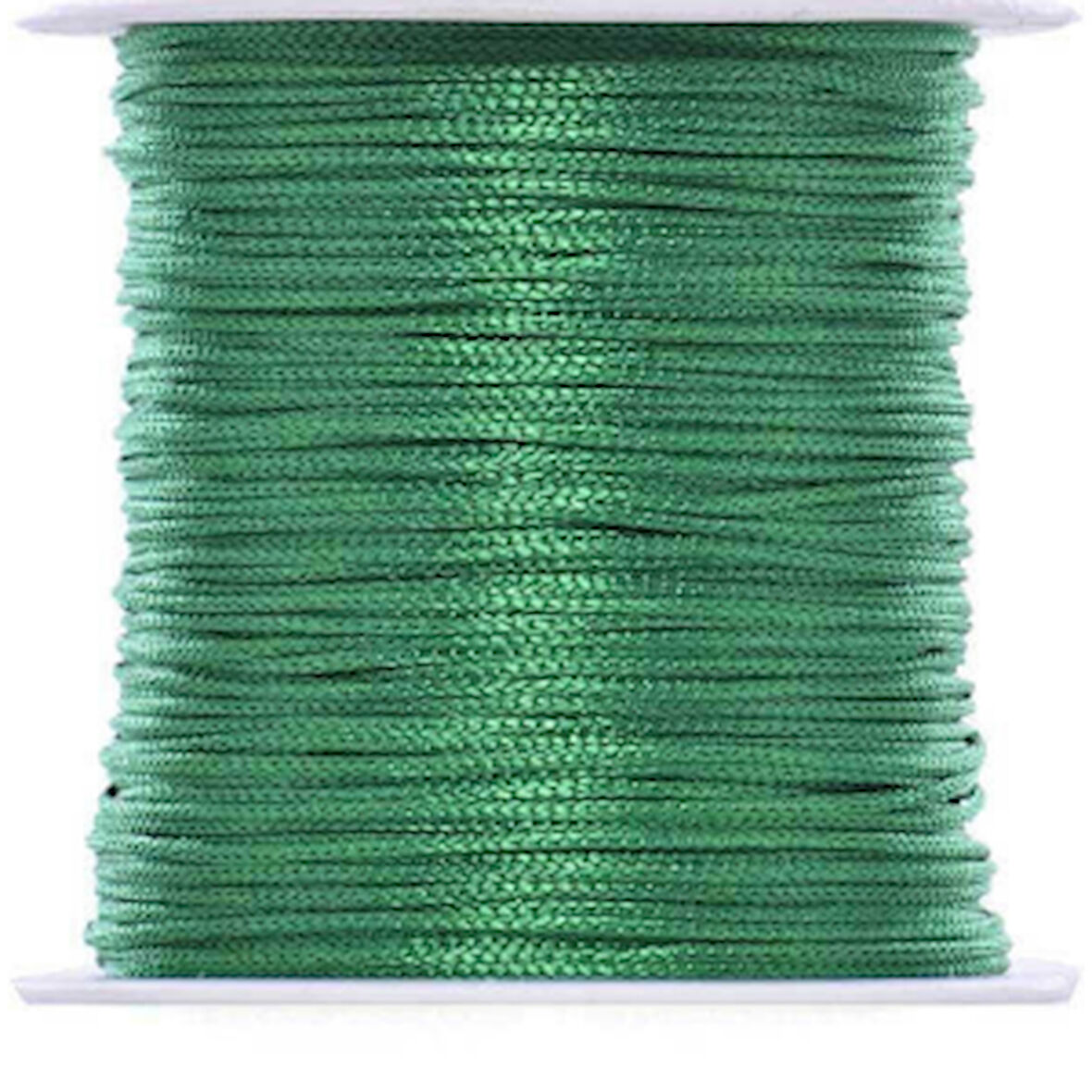 Paraşüt İpi, Bileklik-kolye Örgü İpi 1 Mm 50 Metre Yeşil