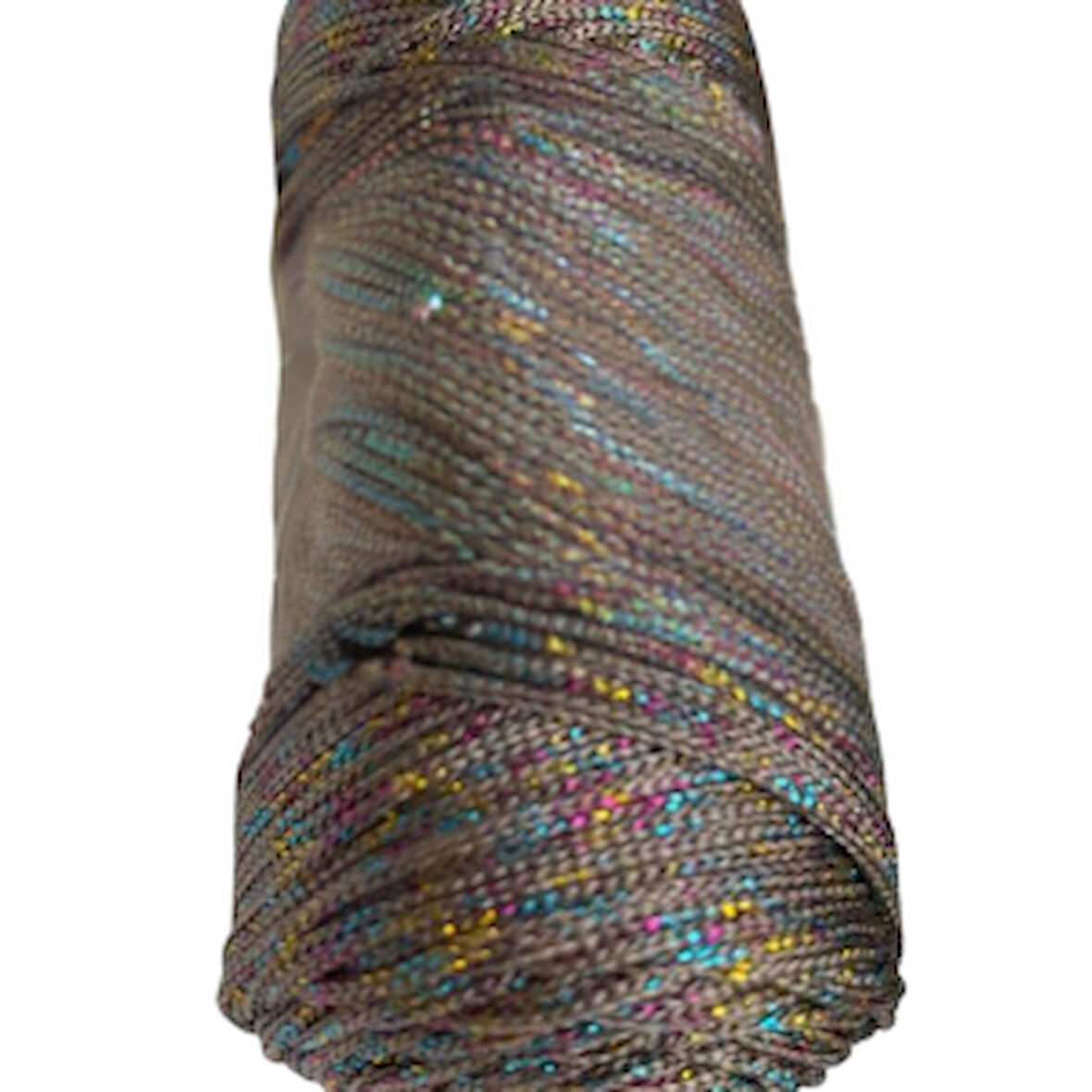 Makrome İpi 3mm  Polyester Vizon Simli