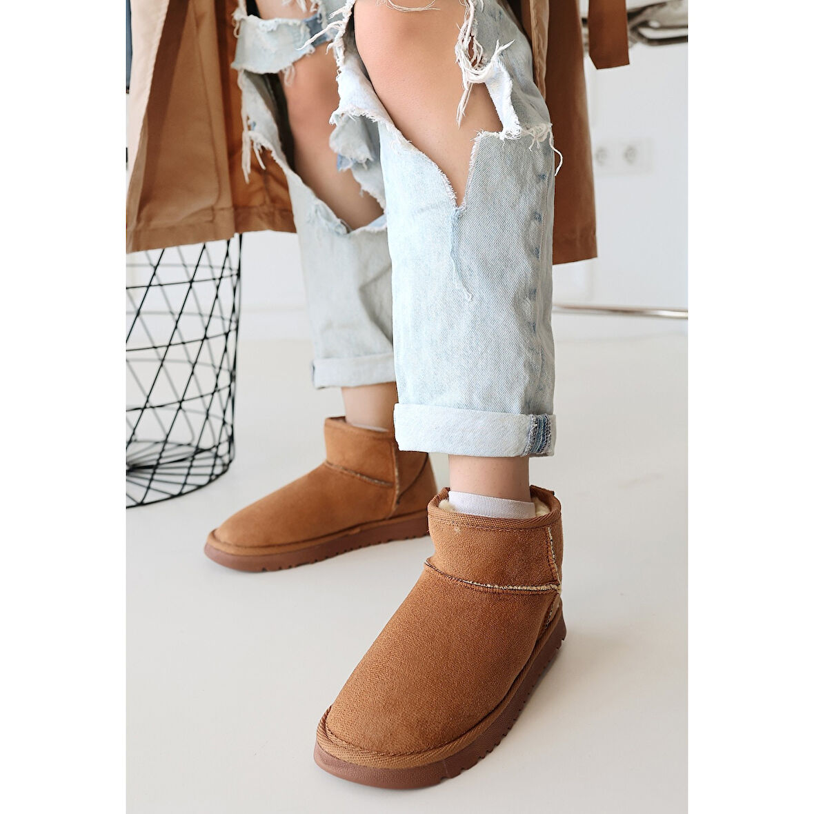 Elsa Taba Süet Bot - Lisinya