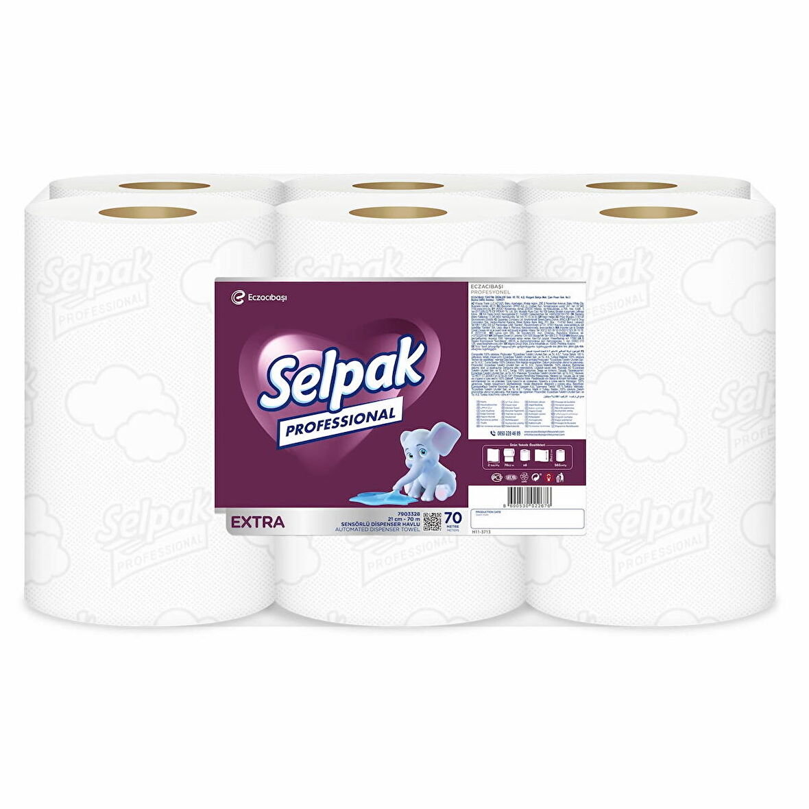 Selpak Professional Extra Sensörlü Havlu 21 cm 70