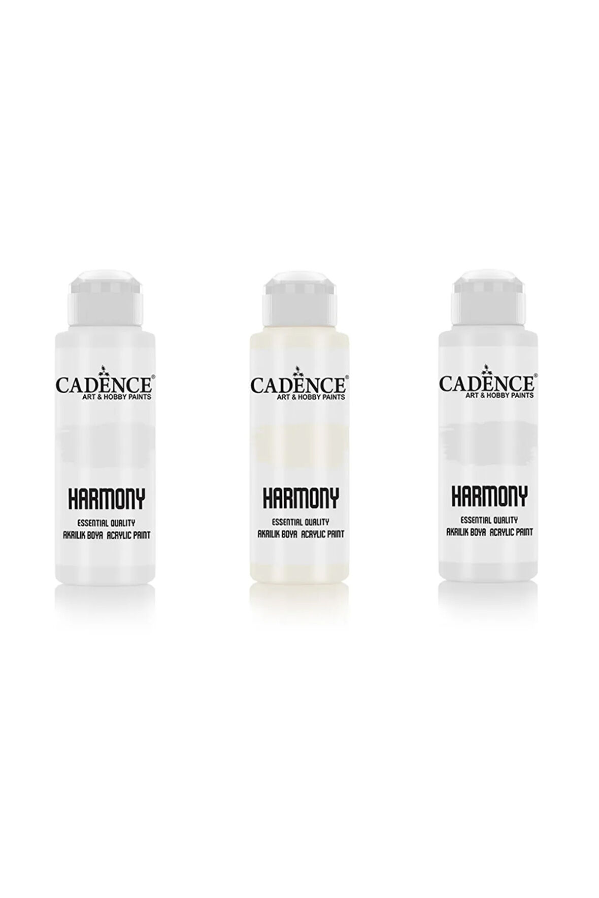 Ekonomik Akrilik Boya 3x120ml Metalik Renkler Avantajlı Paket