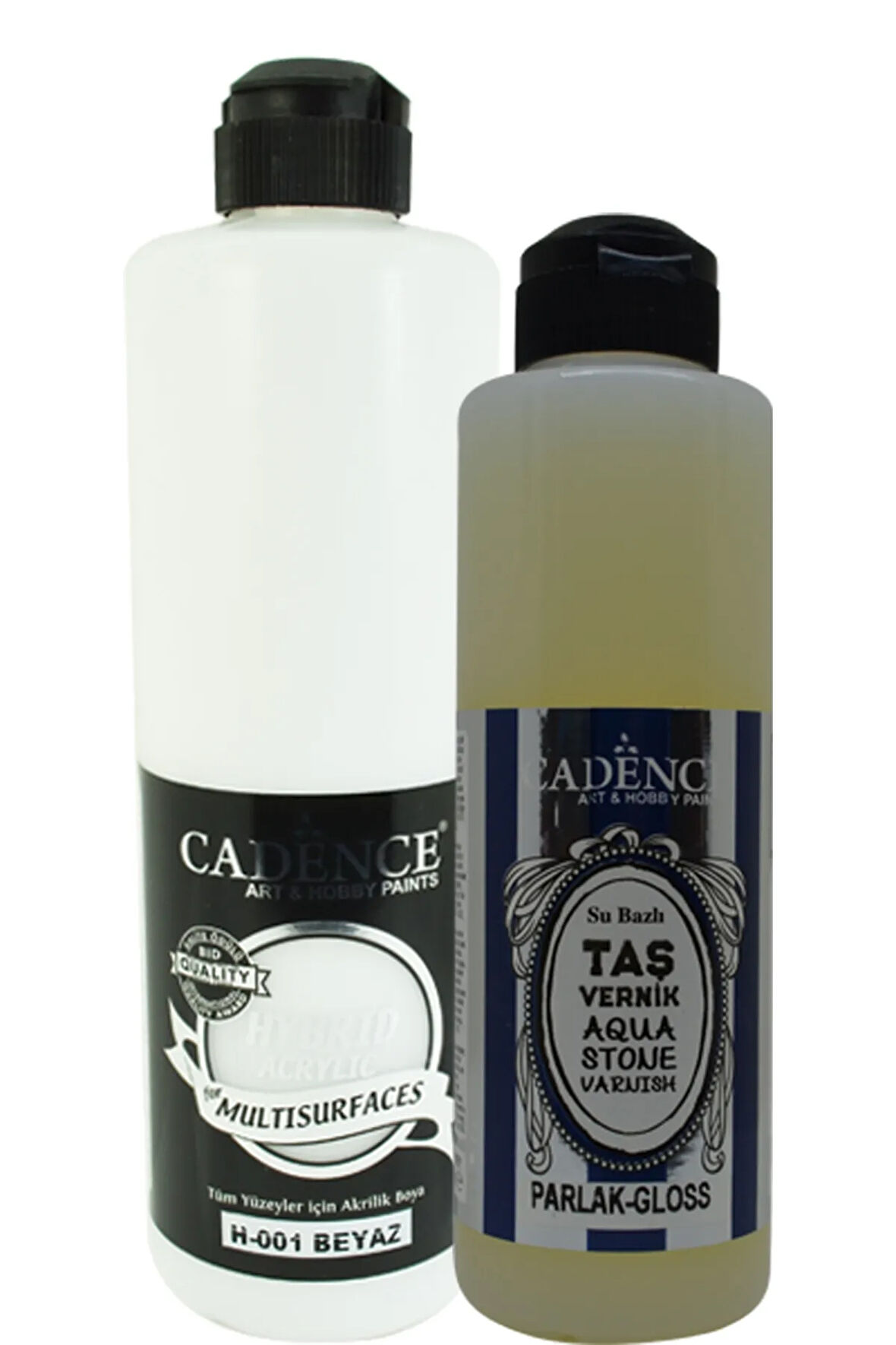 Multisurfaces H-001 Beyaz 500 ml+ Taş Vernik 250 ml