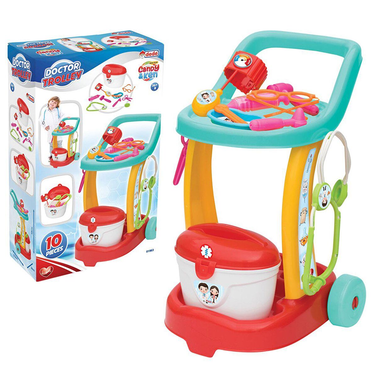Candy Doktor Servis Arabası FABBATOYS