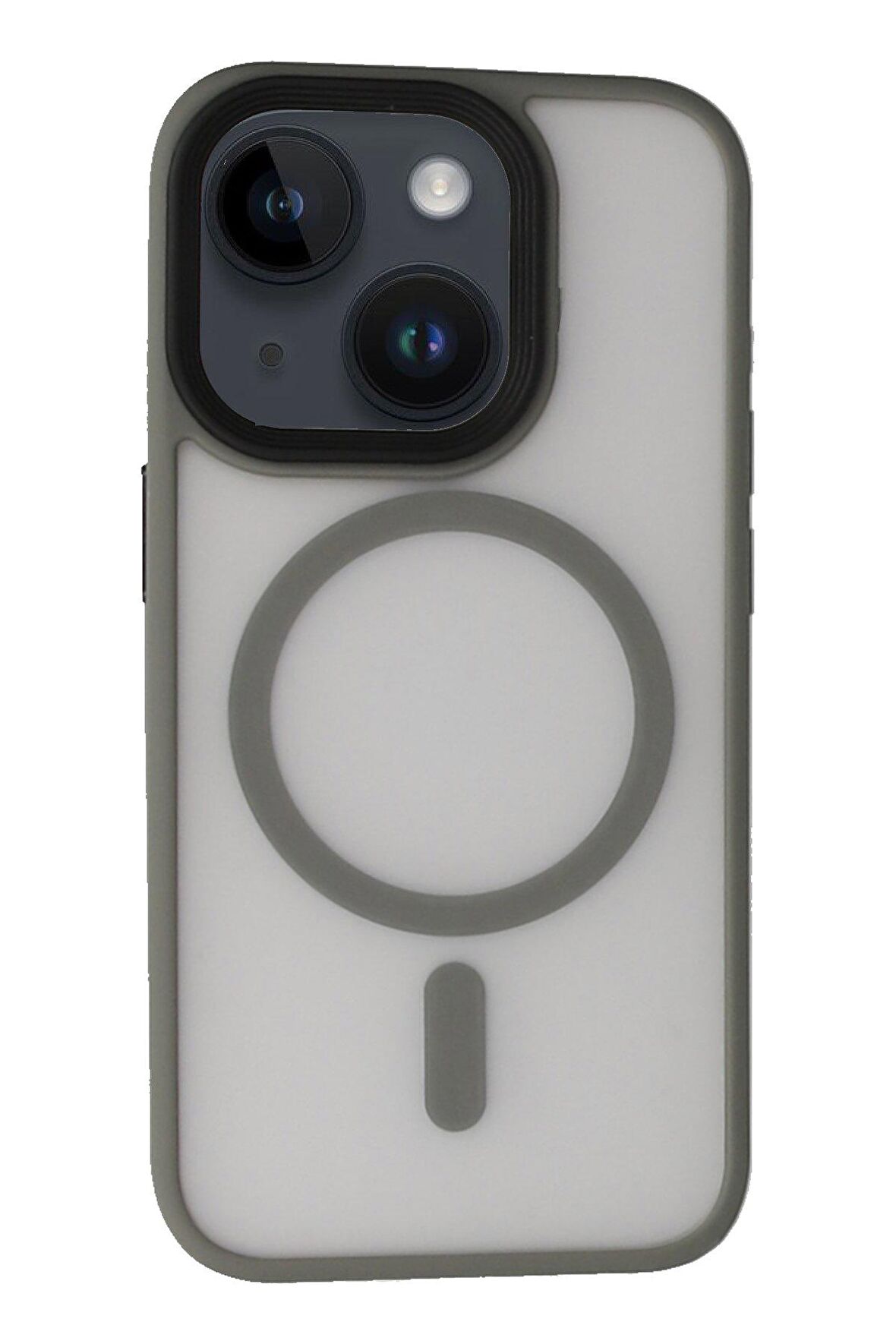 Mkorayavm Apple iPhone 15 Uyumlu Magsafe Şarj Özellikli Lens Korumalı Kapak