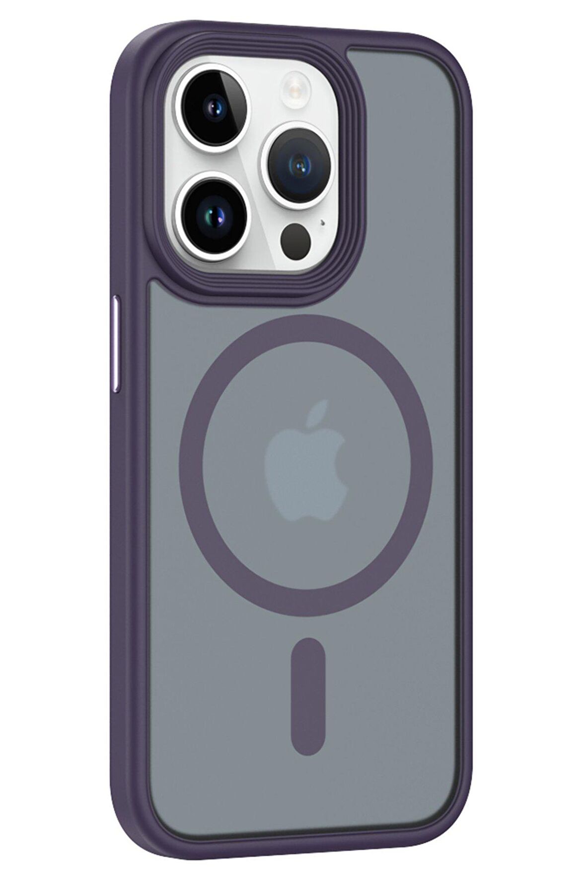 Mkorayavm Apple iPhone 15 Pro Max Uyumlu Magsafe Şarj Özellikli Lens Korumalı Kapak