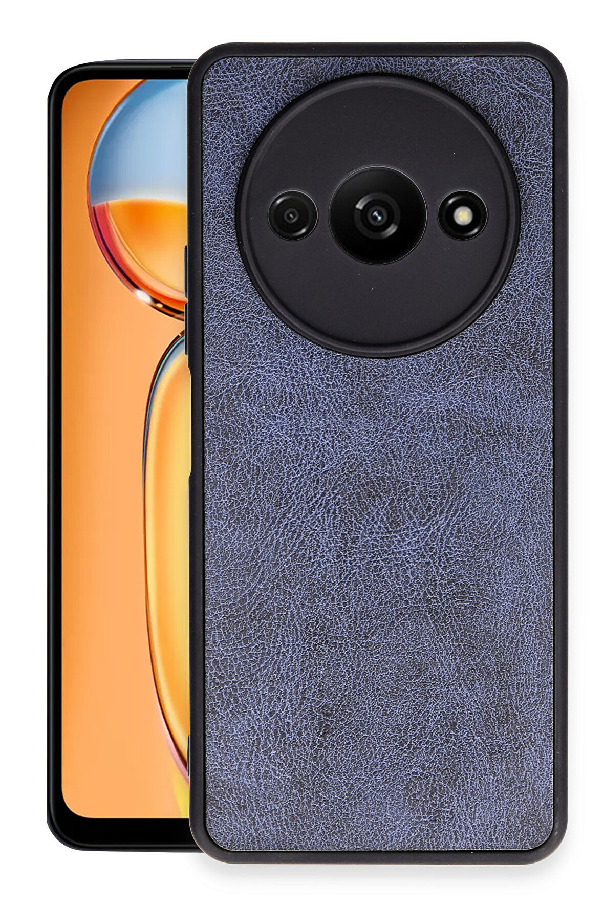 Mkorayavm Xiaomi Poco C61 Leke Tutmayan İz Yapmayan Estetik Tasarım Deri Kılıf 