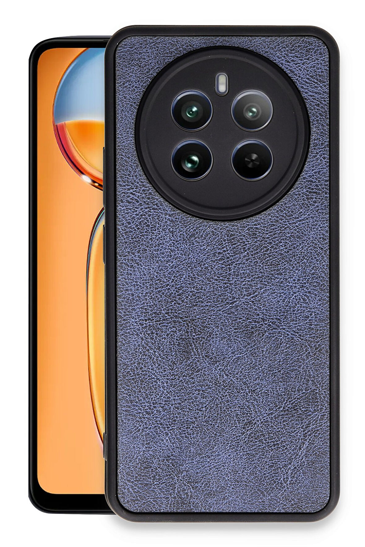 Mkorayavm Realme 12 Pro Leke Tutmayan İz Yapmayan Estetik Tasarım Deri Kılıf 