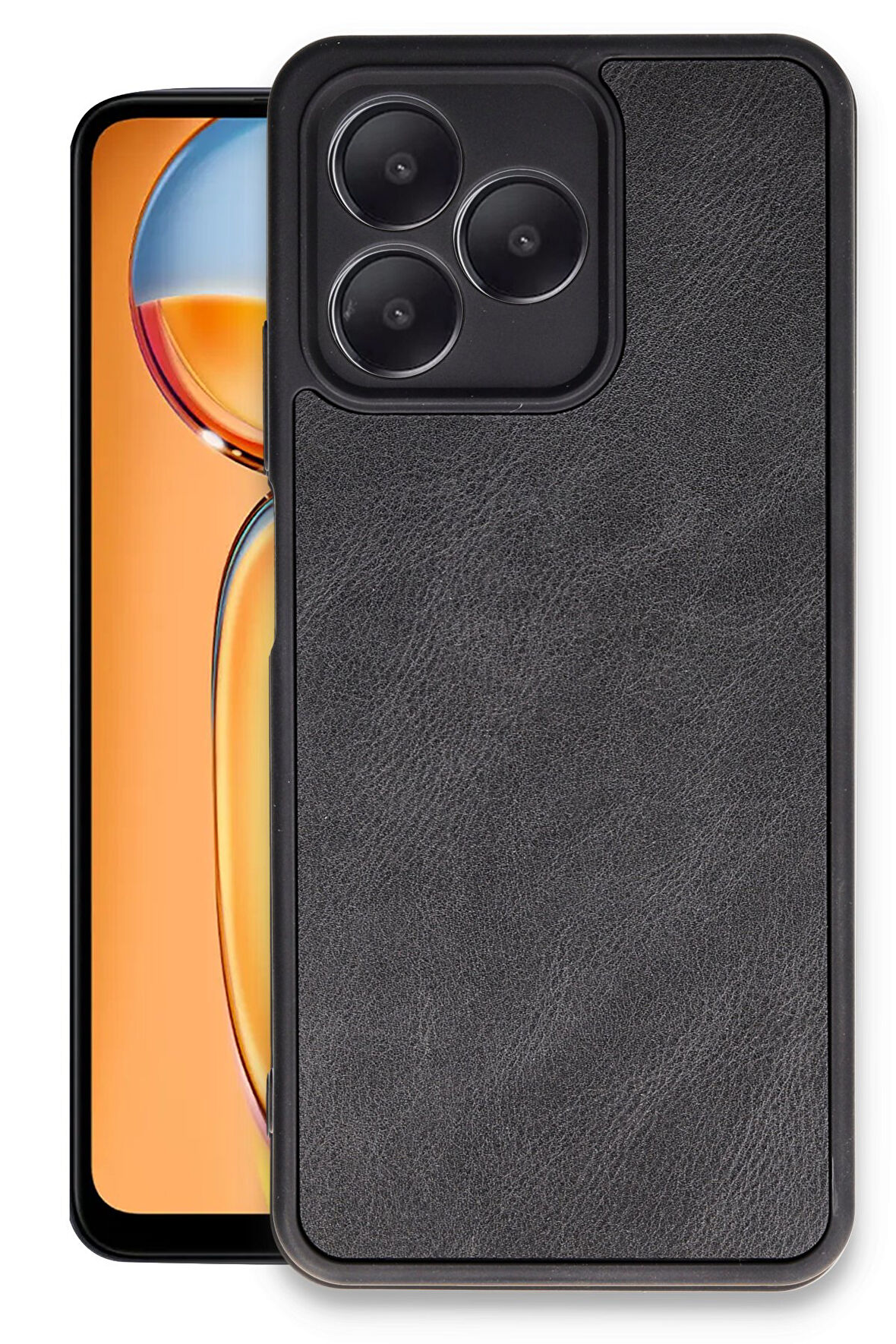 Mkorayavm Realme Note 50 4G Leke Tutmayan İz Yapmayan Estetik Tasarım Deri Kılıf 