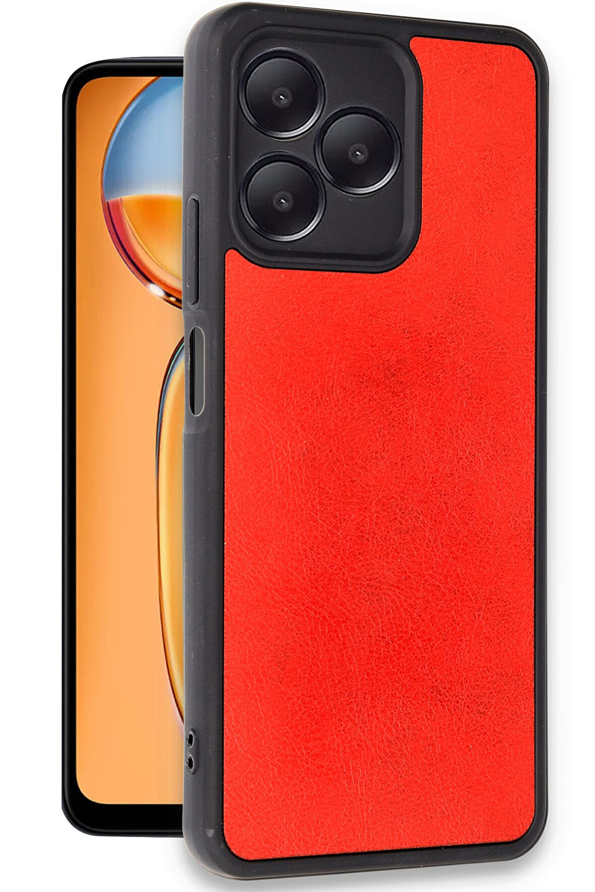 Mkorayavm Realme Note 50 4G Leke Tutmayan İz Yapmayan Estetik Tasarım Deri Kılıf 