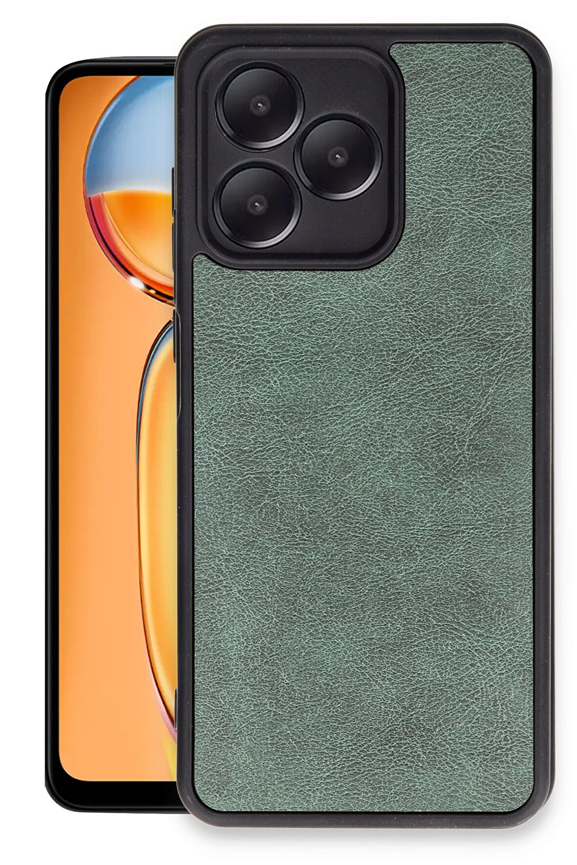 Mkorayavm Realme Note 50 4G Leke Tutmayan İz Yapmayan Estetik Tasarım Deri Kılıf 