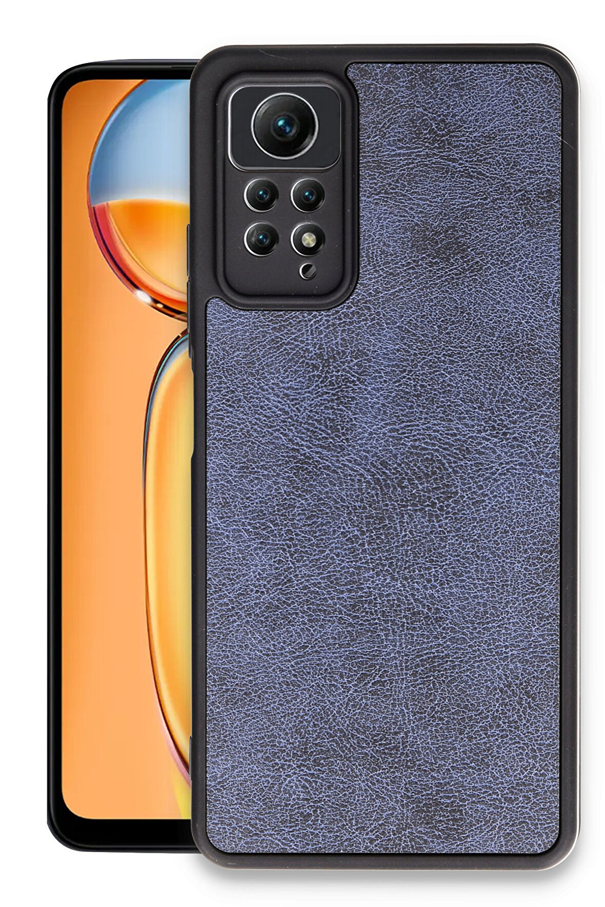 Mkorayavm Xiaomi Redmi Note 11 Pro Leke Tutmayan İz Yapmayan Estetik Tasarım Deri Kılıf 