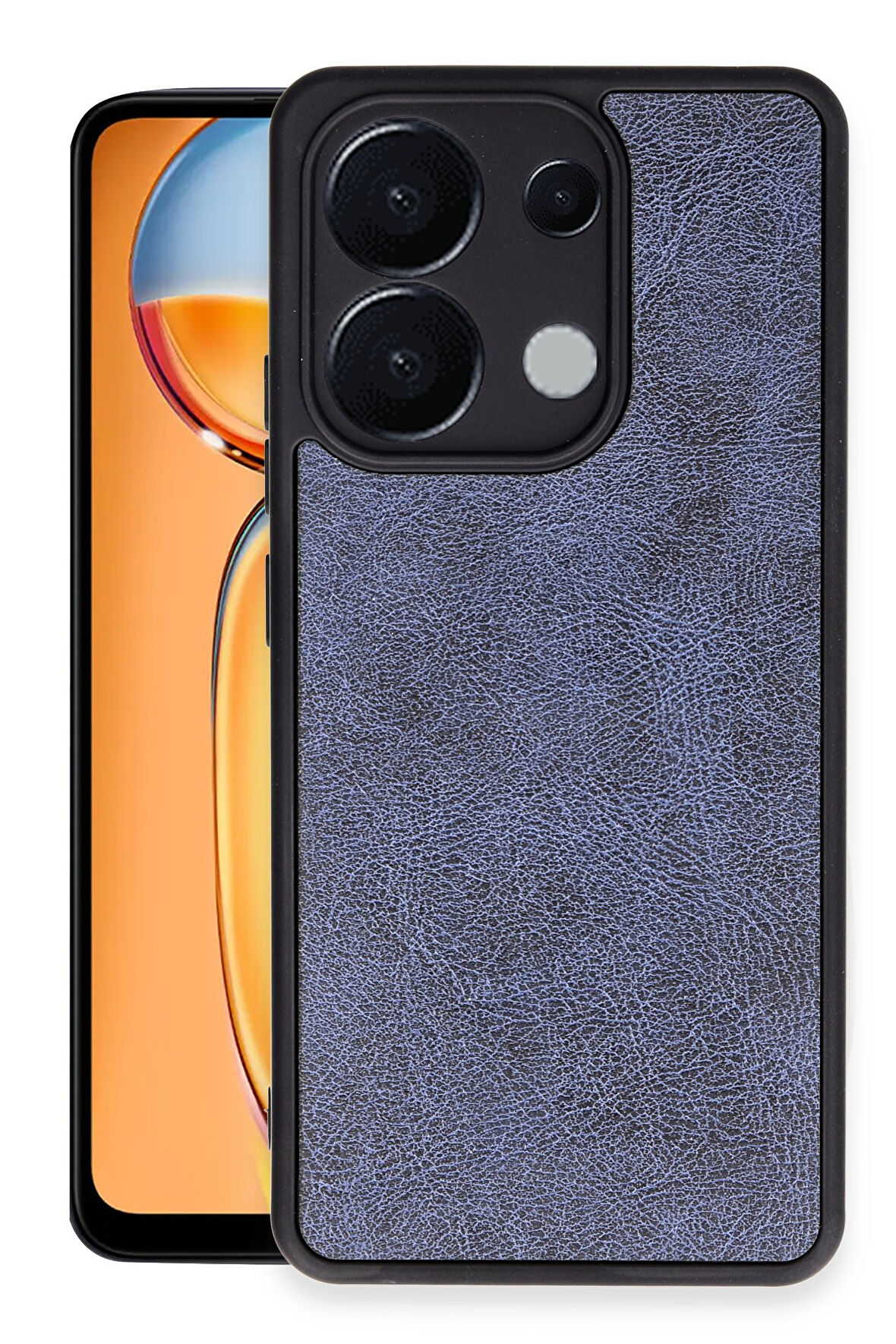 Mkorayavm Xiaomi Poco X6 Leke Tutmayan İz Yapmayan Estetik Tasarım Deri Kılıf 